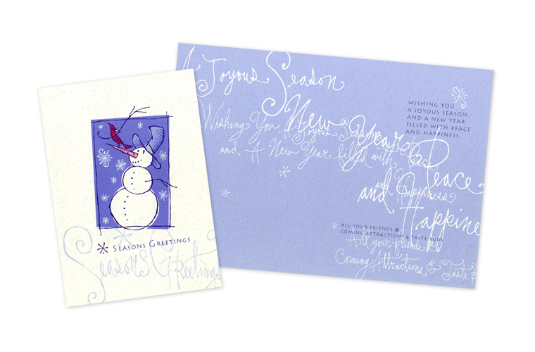 Coming Attractions holiday card